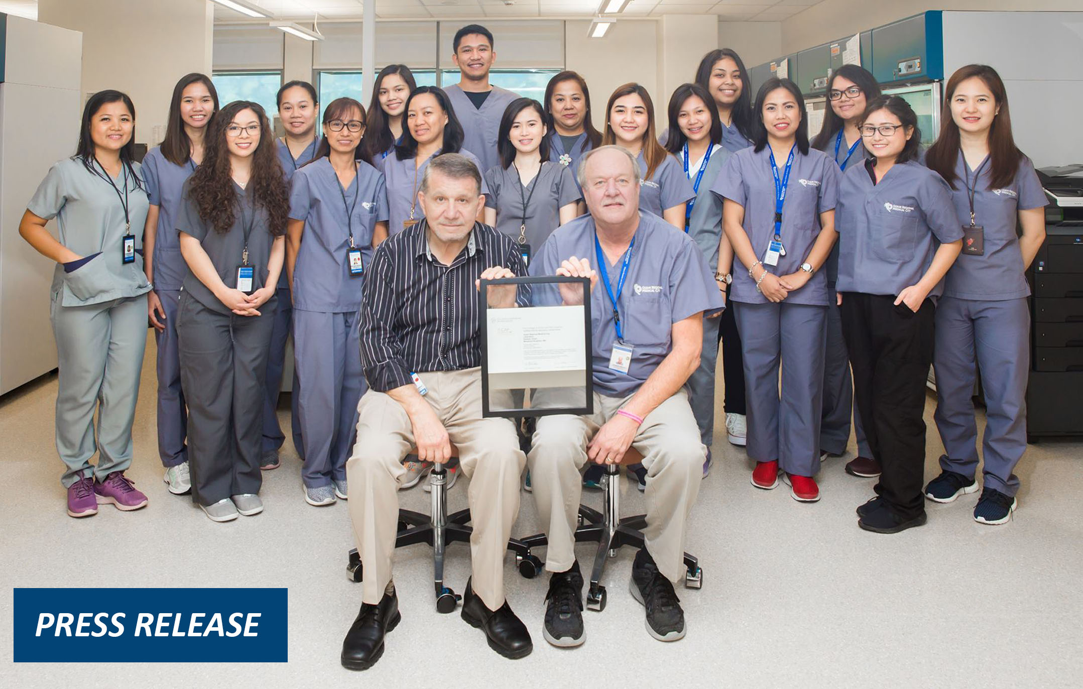 GRMC Lab Receives Prestigious CAP Accreditation Guam Regional Medical